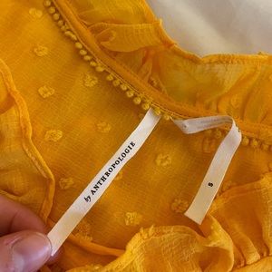 Yellow blouse, size S from anthropologie. In great condition, only worn once.